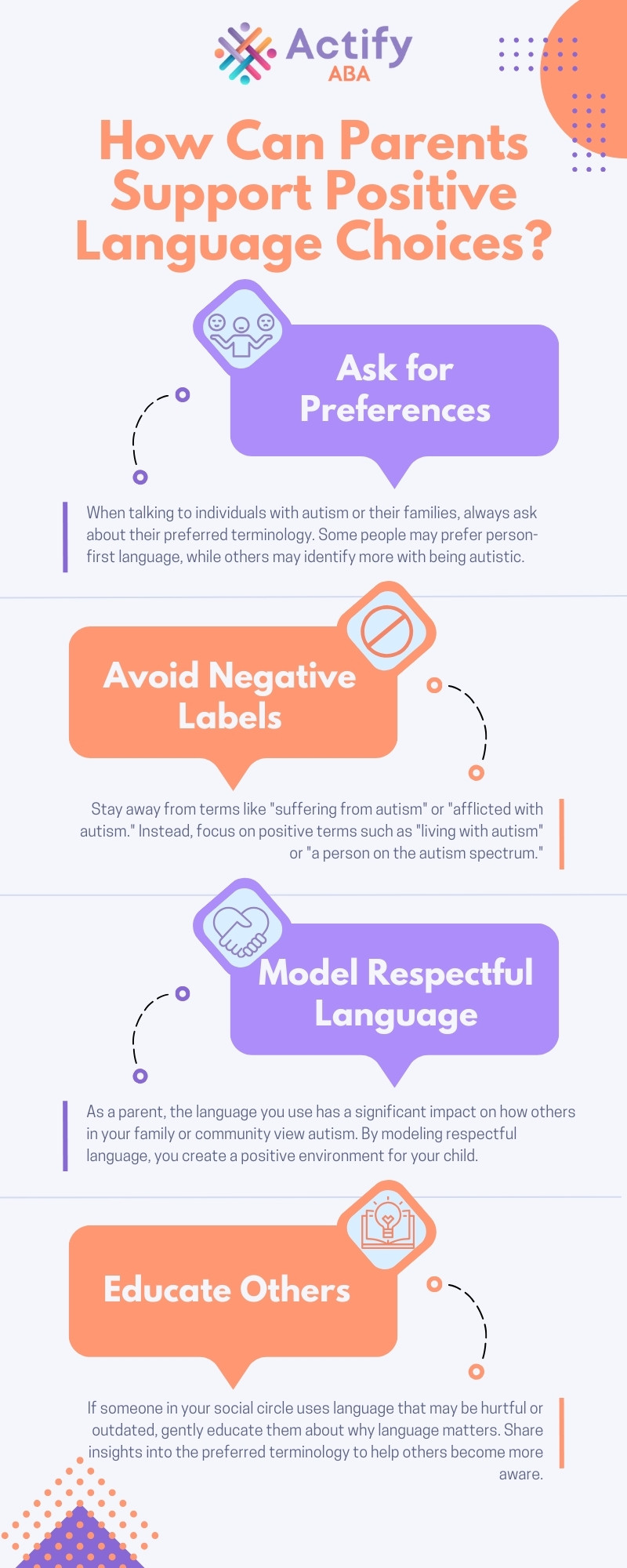 language around autism